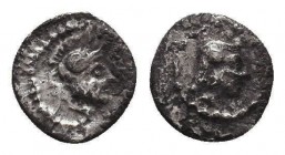 Greek Obol, Ca. 350-300 BC. AR
Condition: Very Fine

Weight: 0,13 gram
Diameter: 10 mm