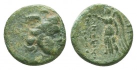 Greek Coins, circa 133-103 BC. AE. 
Condition: Very Fine

Weight: 1,44 gram
Diameter: 12 mm
