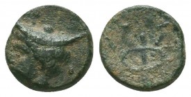 Greek Coins, circa 133-103 BC. AE. 
Condition: Very Fine

Weight: 1,52 gram
Diameter: 12 mm