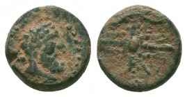 PISIDIA. Selge. Ae (2nd-1st centuries BC).
Condition: Very Fine

Weight: 2,59 gram
Diameter: 13 mm