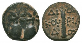Greek Coins, Ae
Condition: Very Fine

Weight: 4,00 gram
Diameter: 16 mm