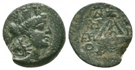 Cilicia. AE, 160-190 AD, 
Condition: Very Fine

Weight: 6,58 gram
Diameter: 20 mm