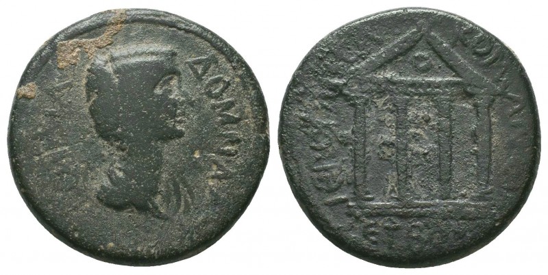 PONTUS, Neocaesarea. Julia Domna. Augusta, AD 193-217. Æ. Dated CY 146 (AD 209/1...
