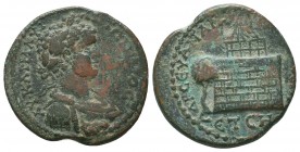 Pontos. Amaseia. Caracalla AD 198-217. Dated CY 208=AD 206-207 Bronze Æ . AV KAI M AVΡ ANTΩNINOC, laureate, draped, and cuirassed bust right / AΔΡ CE[...
