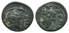 Pseudo-autonomous (1st - 3rd century). Ae
Condition: Very Fine

Weight: 3,40 gram
Diameter: 18 mm