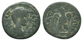 Syria Laodicea ad Mare Geta
Condition: Very Fine

Weight: 2,84 gram
Diameter: 17,2 mm