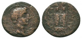 Augustus, emperor.AE AD. 10-3
Condition: Very Fine

Weight: 4,60 gram
Diameter: 18 mm