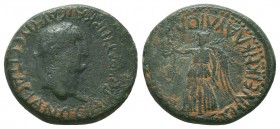 Vespasian Æ25 of Laodicea Catacecaumene (as Claudiolaodicea Combusta), Lycaonia. Vespasian Æ25 of Laodicea Catacecaumene (as Claudiolaodicea Combusta)...
