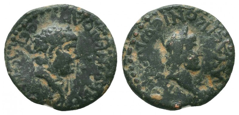 LYCAONIA. Iconium (as Claudiconium). Nero (54-68). Ae. Obv: ΝЄΡωΝ ΚΑΙCΑΡ CЄΒΑCΤΟ...