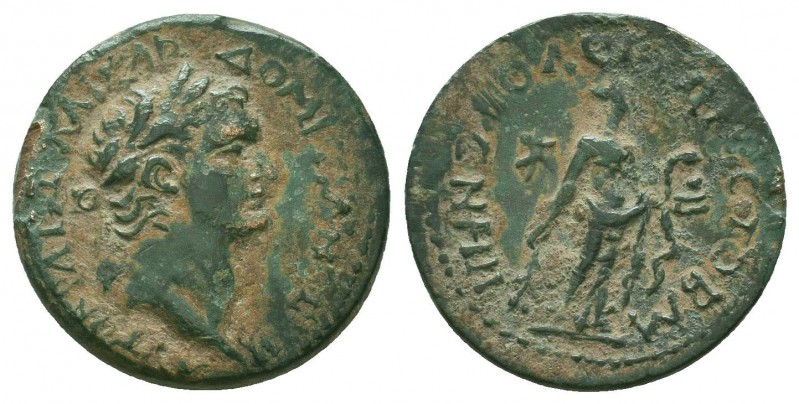 KINGS OF THRACE (Sapean). Rhoemetalces III with Caligula (Circa 38-46). Ae. Obv:...
