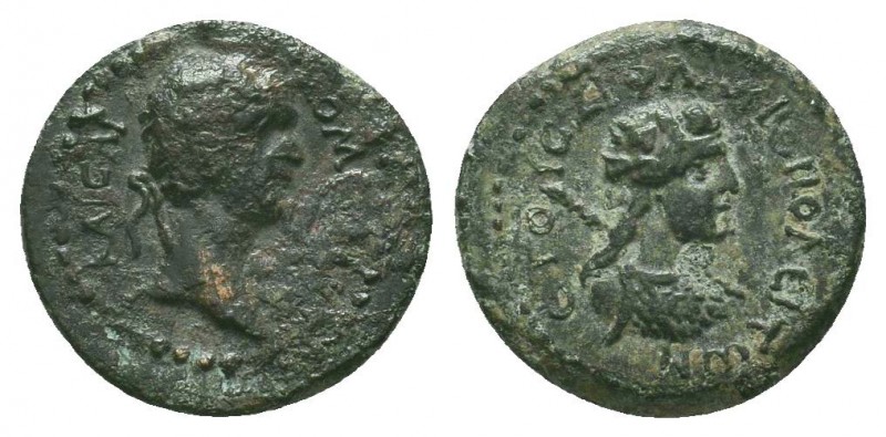 Roman Provincial Cilicia. Epiphaneia . Geta as Caesar AD 197-209. Bronze Æ. Π CЄ...