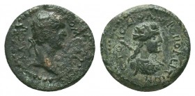Roman Provincial Cilicia. Epiphaneia . Geta as Caesar AD 197-209. Bronze Æ. Π CЄΠTI ΓЄTAN KAICA, bare-headed, draped and cuirassed bust of Geta to rig...