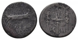 Marc Antony - Legion III Galley Denarius
Condition: Very Fine

Weight: 2,7 gram
Diameter: 18 mm