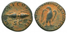 Hadrianus (117-138 AD). AE Quadrans
Condition: Very Fine

Weight: 2,2 gram
Diameter: 17 mm