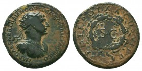 Traianus (98-117 AD). AE
Condition: Very Fine

Weight: 6,8 gram
Diameter: 24,5 mm