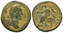 Antoninus Pius (138-161 AD). AE Sestertius
Condition: Very Fine

Weight: 24,4 gram
Diameter: 33 mm