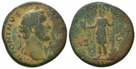 Antoninus Pius (138-161 AD). AE Sestertius
Condition: Very Fine

Weight: 24,1 gram
Diameter: 33 mm