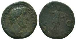 Antoninus Pius (138-161 AD). AE Sestertius
Condition: Very Fine

Weight: 9,7 gram
Diameter: 26 mm