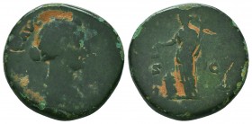 Diva Faustina Junior Æ Sestertius. Rome, AD 176-180. 
Condition: Very Fine

Weight: 21,6 gram
Diameter: 30 mm