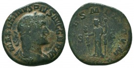 Maximus (235-238 AD). AE Sestertius
Condition: Very Fine

Weight: 18,1 gram
Diameter: 30 mm