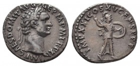 Domitian AD 81-96. Rome
Denarius AR
Condition: Very Fine

Weight: 3,2 gram
Diameter: 18 mm