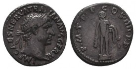 Trajan AD 98-117. Rome Denarius AR
Condition: Very Fine

Weight: 3,0 gram
Diameter: 18 mm