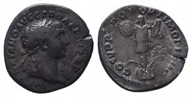 Trajan AD 98-117. Rome Denarius AR
Condition: Very Fine

Weight: 2,8 gram
Diameter: 18 mm