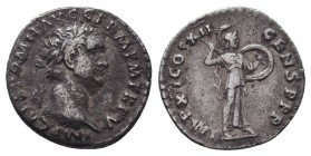 Trajan AD 98-117. Rome Denarius AR
Condition: Very Fine

Weight: 3,1 gram
Diameter: 18 mm