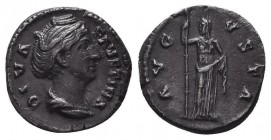 Diva Faustina I AD 140-141. Rome Silver Denarius AR
Condition: Very Fine

Weight: 3,0 gram
Diameter: 18 mm