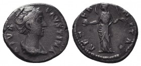 Diva Faustina I AD 140-141. Rome Silver Denarius AR
Condition: Very Fine

Weight: 3,1 gram
Diameter: 18 mm