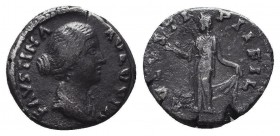 Faustina II AD 147-175. Rome Silver Denarius AR
Condition: Very Fine

Weight: 3,1 gram
Diameter: 18 mm