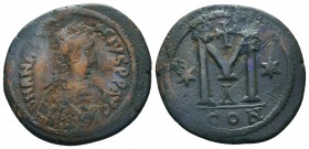 Anastasius I. 491-518. AE Follis 
Condition: Very Fine

Weight: 16,90 gram
Diameter: 36 mm