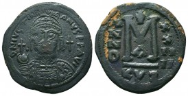 Justinian I. AD 527-565. Ae Follis
Condition: Very Fine

Weight: 17,1 gram
Diameter: 33,8 mm