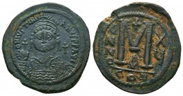 Justinian I. AD 527-565. Ae Follis
Condition: Very Fine

Weight: 23,4 gram
Diameter: 37,7 mm