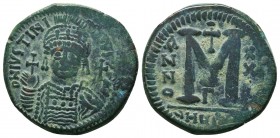 Justinian I. AD 527-565. Ae Follis
Condition: Very Fine

Weight: 20,4 gram
Diameter: 34 mm