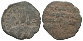 Byzantine Coins Ae,
Condition: Very Fine

Weight: 9,2 gram
Diameter: 27,2 mm