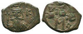 Byzantine Ae ca. 1028-1034. 
Condition: Very Fine

Weight: 4,7 gram
Diameter: 24,1 mm
