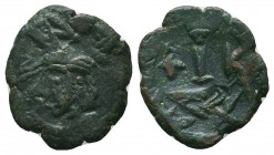 Byzantine Ae ca. 1028-1034. 
Condition: Very Fine

Weight: 3,4 gram
Diameter: 20,8 mm
