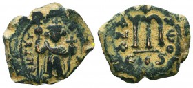 Byzantine Ae ca. 1028-1034. 
Condition: Very Fine

Weight: 6,1 gram
Diameter: 26,8 mm