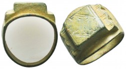 Crusaders Ring , 11th-12th century AD. 
Condition: Very Fine

Weight: 9,2 gram
Diameter: 24,1 mm