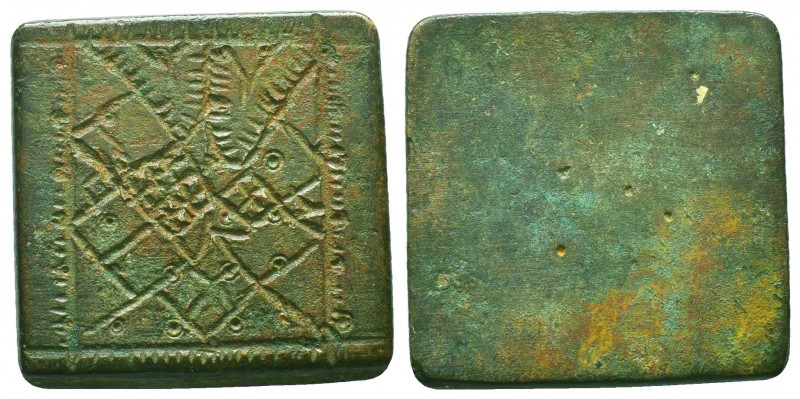 Ancient Bronze Weight or Mold, 
Condition: Very Fine

Weight: 57,5 gram
Diameter...