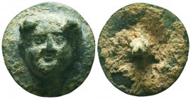 Ancient Rome, c. 2nd-4th Century AD. Nice Bronze Applique
Condition: Very Fine

Weight: 38,3 gram
Diameter: 26,7 mm