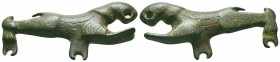 Ancient Panther shaped fibula
Condition: Very Fine

Weight: 33,7 gram
Diameter: 57,9 mm