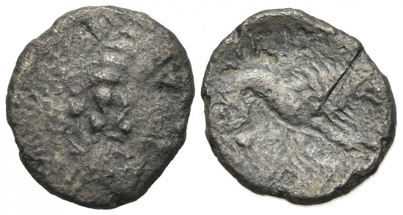 Celtic, Southern Gaul. Insubres, 2nd century BC. AR Drachm (15mm, 1.75g, 9h). Im...
