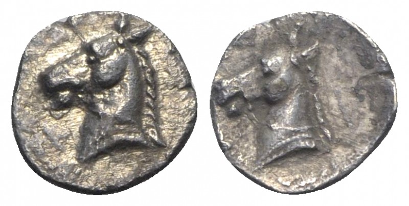 Southern Apulia, Tarentum, c. 325-280 BC. AR Three-Quarter Obol (8mm, 0.36g, 10h...