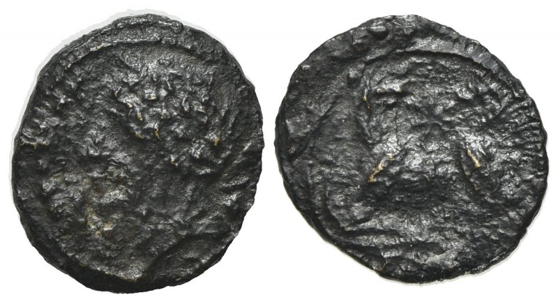 Sicily, Syracuse. Agathokles (317-289 BC). Æ (11mm, 1.02g, 7h). Laureate head of...
