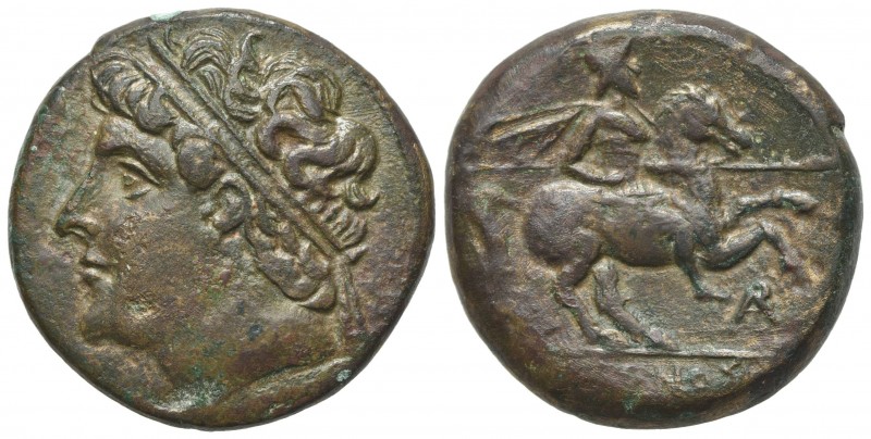 Sicily, Syracuse. Hieron II (275-215 BC). Æ (26mm, 15.40g, 11h). Diademed head l...