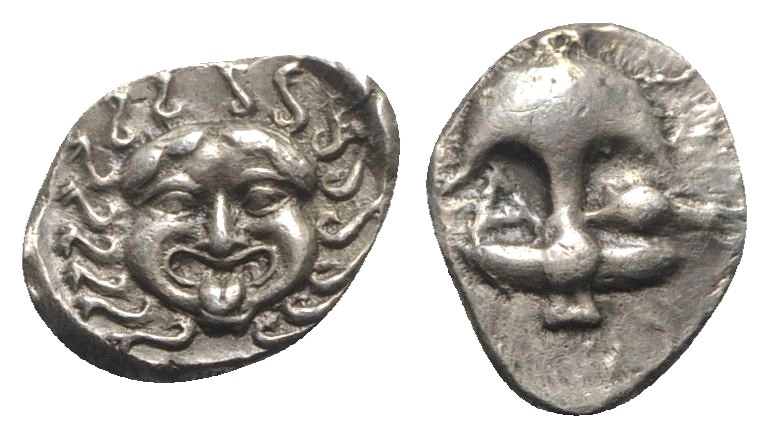 Thrace, Apollonia Pontika, c. mid-late 4th century BC. AR Drachm (16mm, 2.96g, 5...