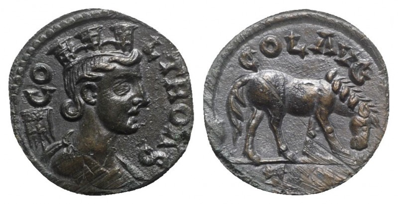 Troas, Alexandria, c. mid 3rd century AD. Æ (20mm, 5.49g, 12h). Turreted and dra...