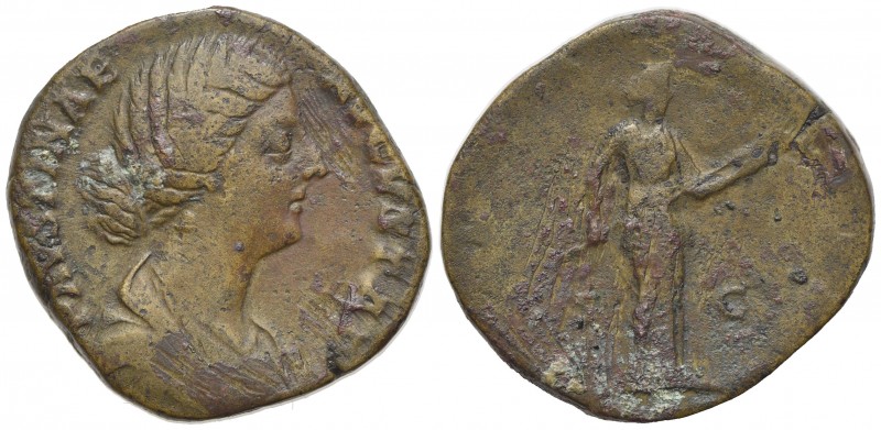 Faustina Junior (Augusta, 147-175). Æ Sestertius (29mm, 20.66g, 6h). Rome, 161-1...